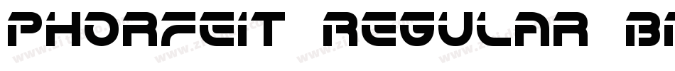Phorfeit Regular BRK字体转换